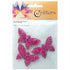 5cm Feather Glitter Butterfly (available in 6 colours)